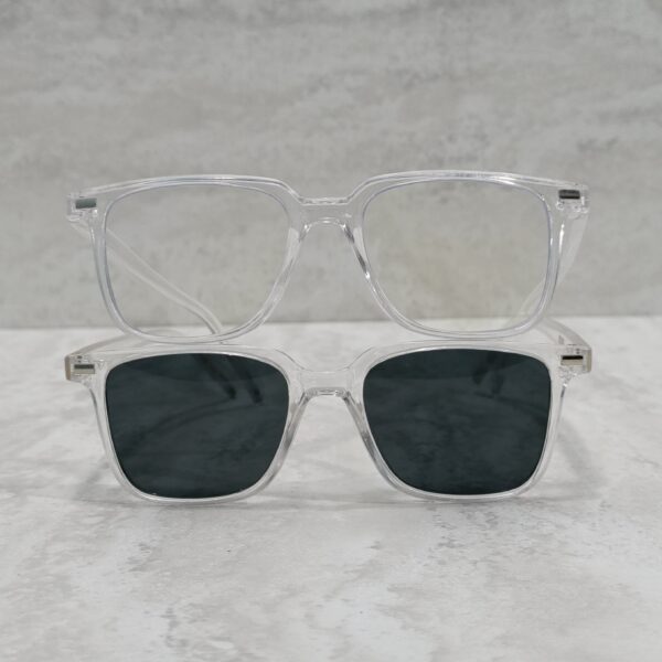 🔥 Transparent Frame 2-in-1 Eyewear Combo Pack - Image 2
