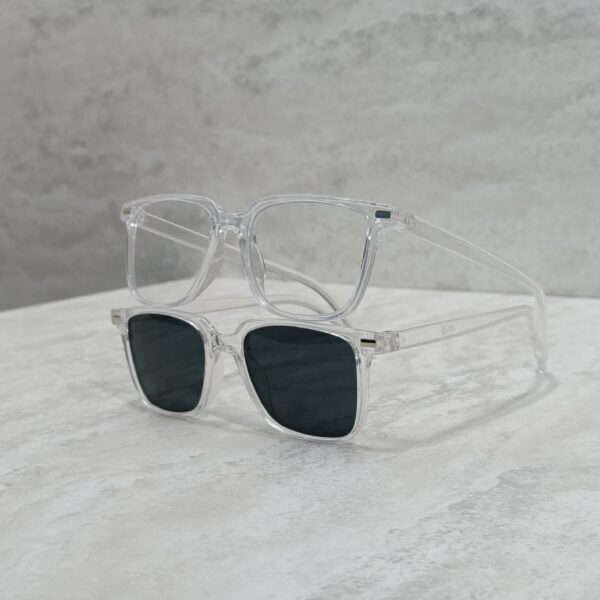 🔥 Transparent Frame 2-in-1 Eyewear Combo Pack - Image 3