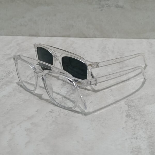 🔥 Transparent Frame 2-in-1 Eyewear Combo Pack - Image 8